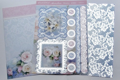 Hunkydory frosted florals - frosted, lily
