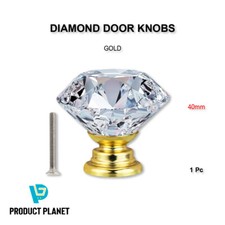 40mm Glass Crystal Door Knobs