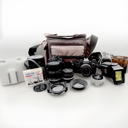 Rare black olympus om10 - om10, quartz