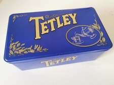 Vintage Tetley Tea Tin English