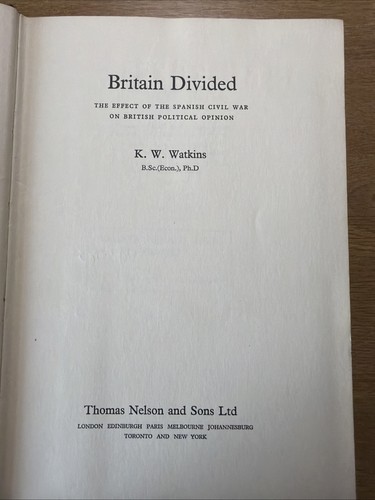 Britain divided the effect - the, of