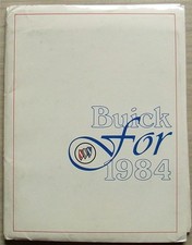 BUICK 1984 Century REGAL Skyhawk RIVIERA Le Sabre USA Press Pack Photos Sep 1983