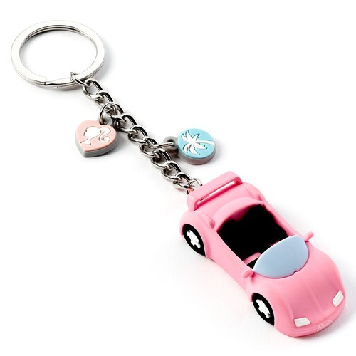 Barbie car keyring - barbie,