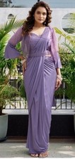Crystal lycra saree - lycra, with