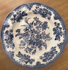 Blue and white Asiatic Pheasants Unicorn Tableware Plates 11 inch/280mm