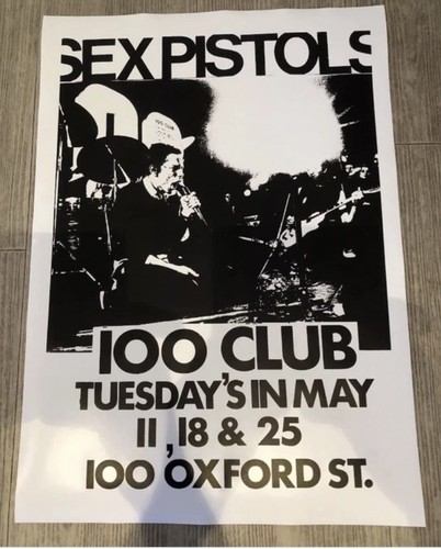 Sex pistols poster 50th - pistols,