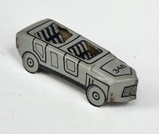 1931 Vintage Premium Cracker Jack Prize Tin Litho 2 Seater Sports Car #348 Toy