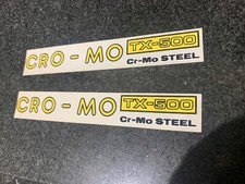 bmx bmx tange decal tx 500 forks stickers old school