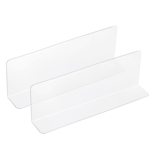 2pcs clear shelf dividers - 2pcs,