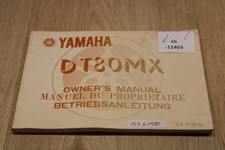 Yamaha DT80MX Manual