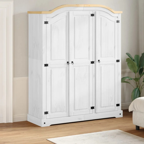 Walplus wardrobe corona white - wardrobe,