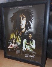 Bob Marley framed picture - Every man gotta right to decide his own destiny