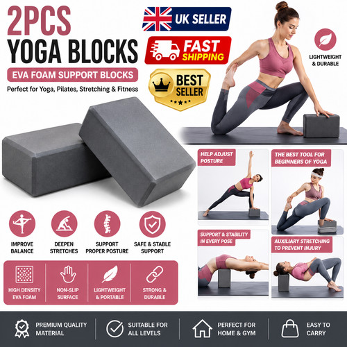 2pcs yoga blocks foam - 2pcs,