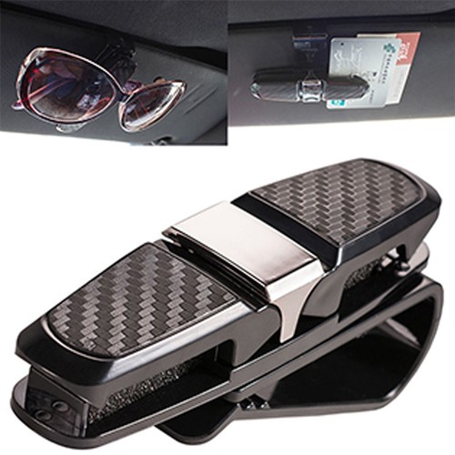 Black car sun visor - black,