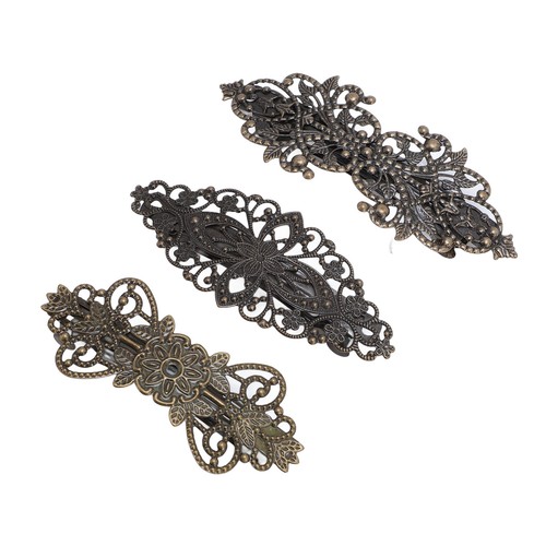 Vintage hair barrettes - vintage,
