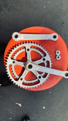 Bianchi crankset double with - crankset,