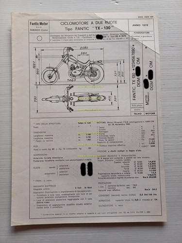 1973 fantic chopper - 1973, tx