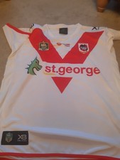 st george illawarra dragon shirt large