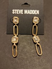STEVE MADDEN EARINGS New Gold