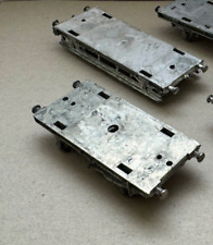 WRENN THREE OO Mazak wagon chassis - Two Standard & One Guards + 12 Axle Inserts