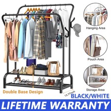 Heavy Duty Metal Double Rail