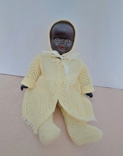 Antique black doll - antique,