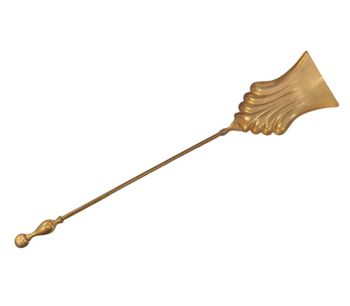 Brass fire companion shovel - brass,