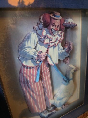 Vintage clown wall - vintage,