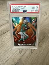 2020 Panini Phoenix - Tua Tagovailoa Rookie - Fire Burst PSA Gem Mint 10