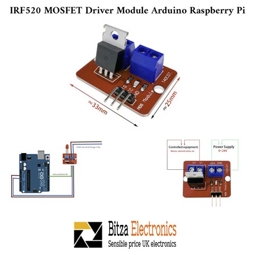 Irf520 mos fet mosfet driver - fet,