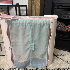 BABY ANNABELL DOLLS PINK  2 IN 1 WARDROBE AND CHANGING TABLE with hangers