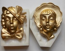 Face Masks Silicone Rubber Moulds  Resin Plaster