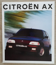 Citroen AX Range Brochure 1992