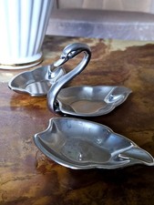 Vintage Silver Plated Swan