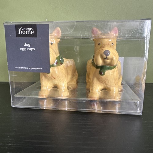 Two scottie dog egg - dog, new