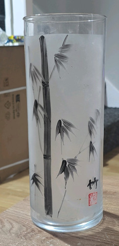 Clear cylindrical glass - clear,