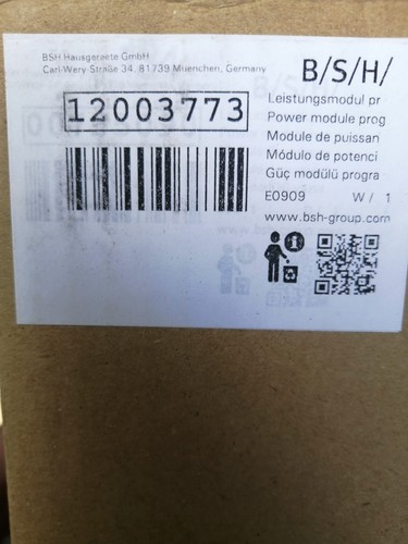 Bsh dishwasher power module - dishwasher,
