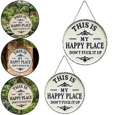 Funny garden metal sign this - funny,