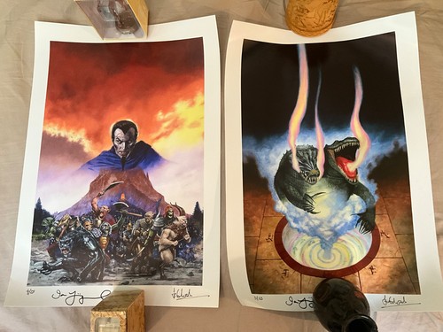 Fighting fantasy giclee prints - fantasy,