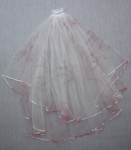 Halloween bridal veil - veil, fancy