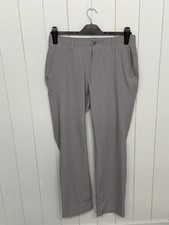 Under Armour Golf Trousers Size W32 L32 Men’s Grey Breathable Comfort Activewear
