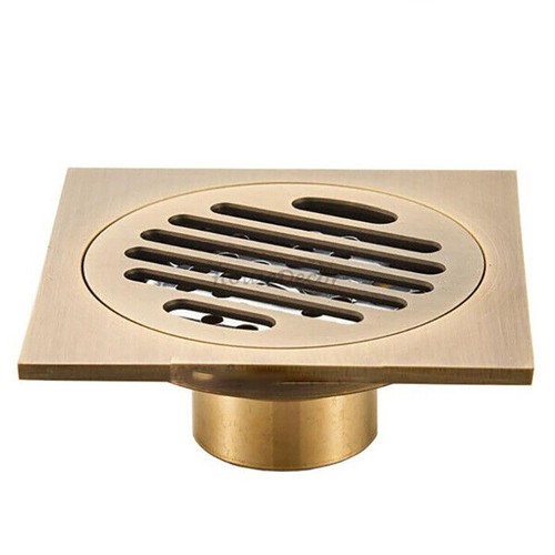 Antique brass square - square, 4