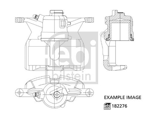 Febi bilstein 182276 brake - febi,
