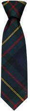 Clan Tie MacLaren Modern Tartan Pure Wool Scottish Handmade Necktie