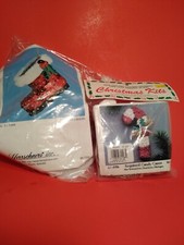 Vintage Candy Cane & Santa