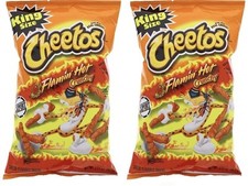USA Import King Size Flamin Hot Cheetos Crunchy  2 x 92.3g EXP November 2025