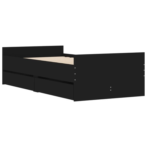 Bed frame with drawers bedroom - bed,