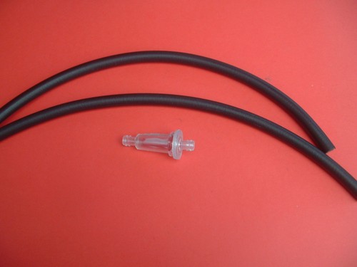 Black fuel pipe filter - black,