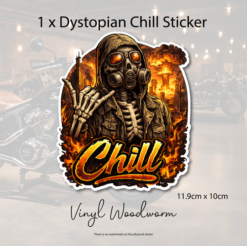 Van life chill sticker decal - life,
