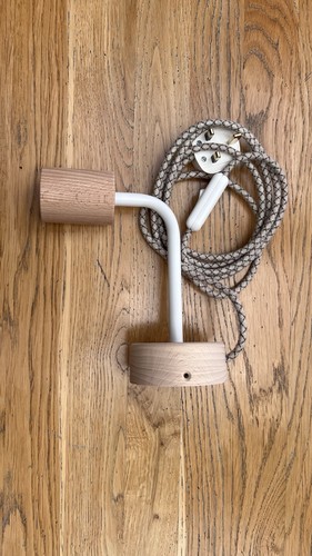 Wall light plug wooden - light, plug-in
